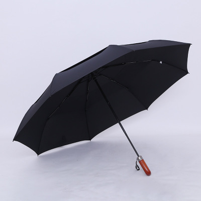 26寸全自动超大加固防风三折伞 8骨双人超大号三人午夜久久久精品伞